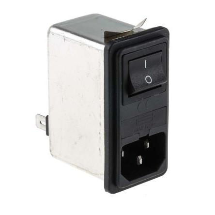 RS PRO Filtr IEC 2A Vnější, Zacvakávací montáž 5 x 20 mm, 250V ac 2 póly, 50Hz, 60 Hz Faston, 85 °C 1, -25 °C