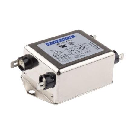 Filtr RFI, řada: RS PRO, 100 nF, 250V ac, Montáž na rám 2.2 mH, Jazýček, 10 A, 500 μA, RS PRO, 1, 1 mΩ, No