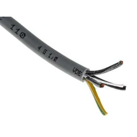 Ovládací kabel, řada: OLFLEX CLASSIC 110 YY 4žilový 18 AWG Polyvinylchlorid plášť Lapp Nestíněný 50 m, Stříbrošedá