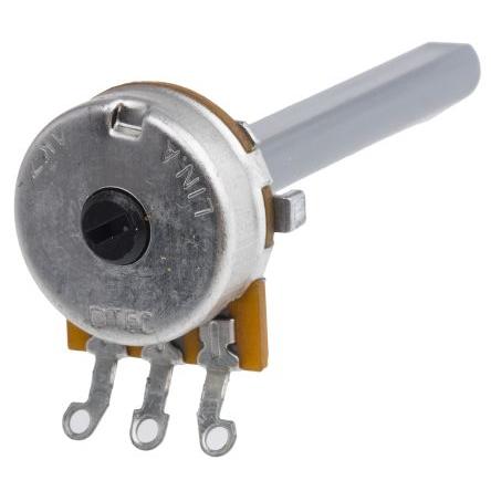 Potenciometr, průměr hřídele: 6.35 mm 1otáčkový, řada: 23 4.7 kΩ 20 % 0.4 W 1624139-2 Rotační, Montáž do panelu 1 TE
