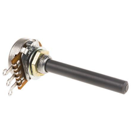 Potenciometr, průměr hřídele: 6.35 mm 1otáčkový, řada: 23 1 kΩ 20 % 0.4 W 1623757-2 Rotační, Montáž do panelu 1 TE