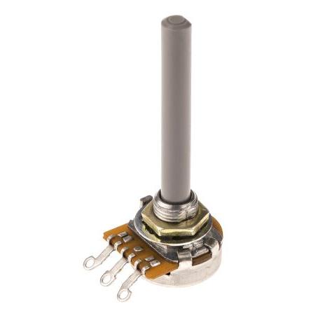 Potenciometr, průměr hřídele: 6.35 mm 1otáčkový, řada: 23 4.7 kΩ 20 % 0.2 W 1624158-2 Rotační, Montáž do panelu 1 TE