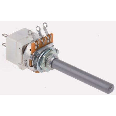 Potenciometr, průměr hřídele: 6.35 mm 1otáčkový, řada: 23 22 kΩ 20 % 0.4 W 1624207-2 Rotační, Montáž do panelu 1 TE