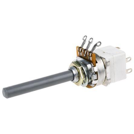 Potenciometr, průměr hřídele: 6.35 mm 1otáčkový, řada: 23 47 kΩ 20 % 0.4 W 1624210-3 Rotační, Montáž do panelu 1 TE