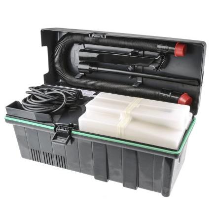 Miniaturní vysavač 220V ac, 240 V ac, Černá, délka kabelu: 3 m (VAC3000C) RS PRO, Typ G – britská 3-kolíková Ruční