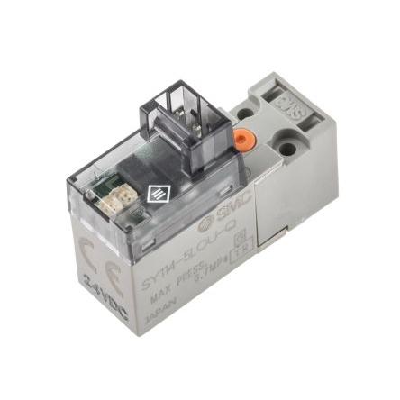 Pneumatický regulační ventil 3/2 běžně zavřený, řada: SY100 Elektromagnetický/pružina, max. průtok: 7.85NL/min SMC 24V