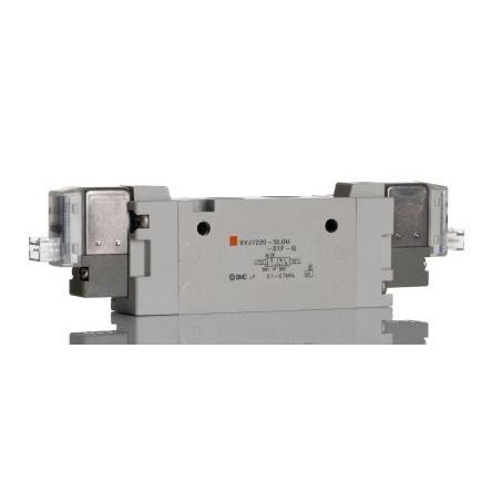 Pneumatický solenoidový ventil 5/2, řada: SYJ7000 G 1/8 Solenoid, max. průtok: 626L/min SMC 24V dc