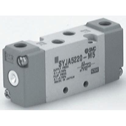Pneumatický solenoidový ventil, řada: SYJ5000 Metrické Vodič, max. průtok: 129L/min SMC