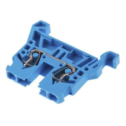 WAGO Napájení přes svorkovnici 870-904, řada: 870, 500V Modrá 2.5mm² 1 Klecová svorka IECEx/ATEX