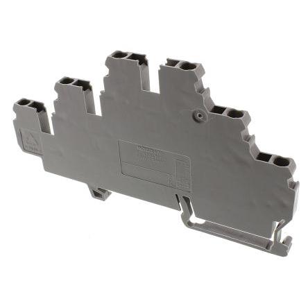 WAGO Svorkovnice 870-551, řada: 870, 500V Šedá 2.5mm² 3 Klecová svorka