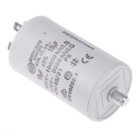Vrstvové kondenzátory, řada: 4.16.10 18 μF ±5 % 450V ac, Montáž šroubem 0.7 mm Ducati Energia