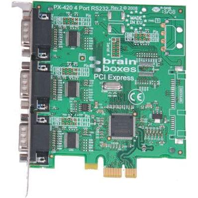 Sériová karta, typ sběrnice: PCIe Sériové 3portový, připojovací port RS-232 921.6 kbps Brainboxes