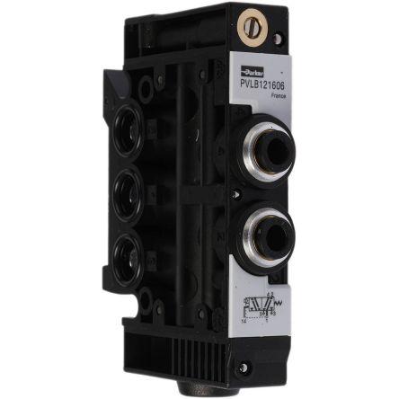 Pneumatický solenoidový ventil, řada: PVL BSP, NPT Vedení/pružina, max. průtok: 900L/min Parker