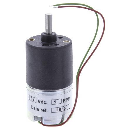 McLennan Servo Supplies Stejnosměrný převodový motor, řada: 1271 12V dc S převodem 5rpm 20 Ncm 4 mm 45mA