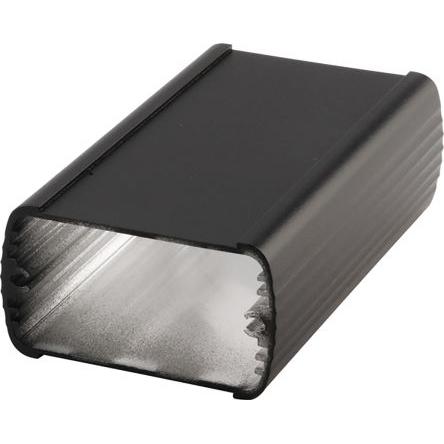 Bopla Kapesní pouzdro, řada: Alubos Integrovaná přihrádka na baterie Hliník barva Černá 100 mm 32 mm 57 mm IP65