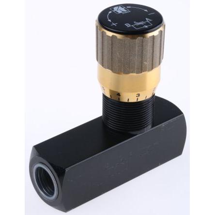 Hydraulický ventil regulace průtoku In-line montáž G RS PRO, max. průtok: 47L/min