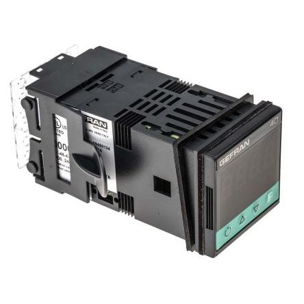 Gefran Indikátor teploty, řada: 40T48 Přední montáž, Panel, 50 °C, 0 °C, počet výstupů: 2, výstup: Relé 240V ac, typ