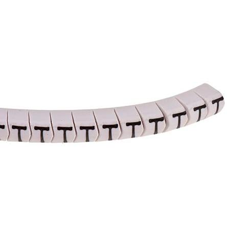 Označovač kabelu, řada: Helagrip Nasouvací barva Černá 5 mm x 6.8mm HellermannTyton Bílá T 9 mm 901-10317