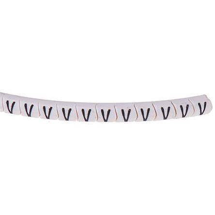 Označovač kabelu, řada: Helagrip Nasouvací barva Černá 5 mm x 6.8mm HellermannTyton Bílá V 9 mm 901-10319