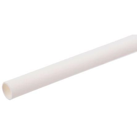 RS PRO Teplem smrštitelné bužírky průměr 2.4 mm Bílá smršťovací poměr 2:1 Polyolefin 1.2m