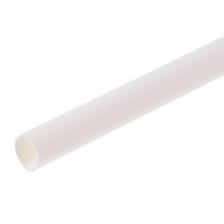 RS PRO Teplem smrštitelné bužírky průměr 3.2 mm Bílá smršťovací poměr 2:1 Polyolefin 1.2m