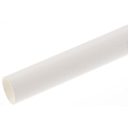 RS PRO Teplem smrštitelné bužírky průměr 6.4 mm Bílá smršťovací poměr 2:1 Polyolefin 1.2m