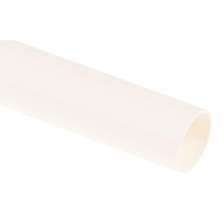 RS PRO Teplem smrštitelné bužírky průměr 9.5 mm Bílá smršťovací poměr 2:1 Polyolefin 1.2m