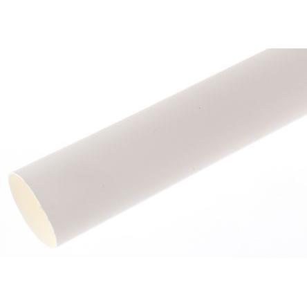 RS PRO Teplem smrštitelné bužírky průměr 12.7 mm Bílá smršťovací poměr 2:1 Polyolefin 1.2m