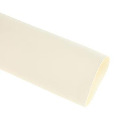 RS PRO Teplem smrštitelné bužírky průměr 25.4 mm Bílá smršťovací poměr 2:1 Polyolefin 1.2m