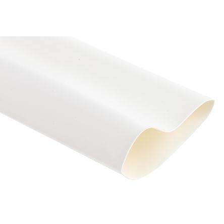 RS PRO Teplem smrštitelné bužírky průměr 38.1 mm Bílá smršťovací poměr 2:1 Polyolefin 1.2m