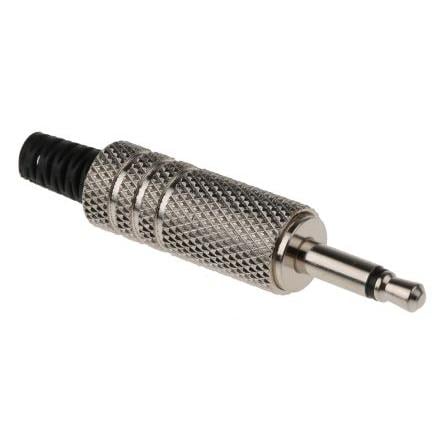 RS PRO Konektor jack, Kabel, Monofonní Vnější, 3.5 mm 2 2A barva Přírodní, orientace těla: Rovný, materiál kontaktu: