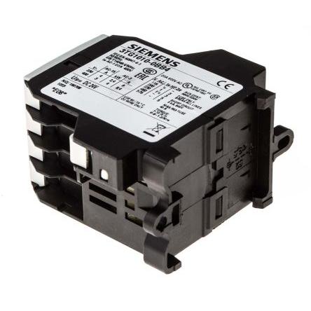 Siemens 1 NO Výkonové relé napětí ve vinutí 24V dc 4pólový 20 A 400V ac 4 kW s 4 NO kontakty 24V dc Řízení motoru,