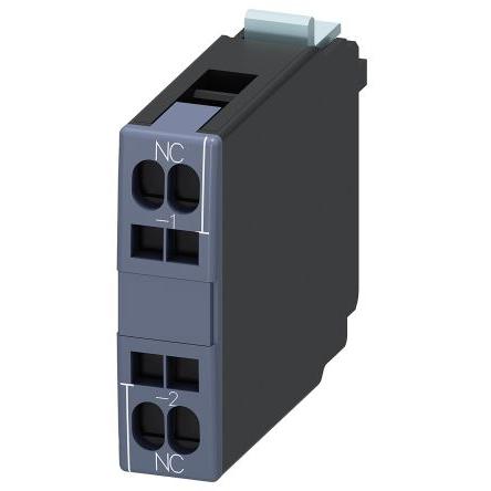 Siemens Pomocný kontakt 1 NC 1 Zaklapávací montáž, rozsah: 3RH1 s Klecová svorka 10 A