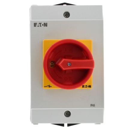 Eaton Oddělovací (hlavní) vypínač, rozsah: T3-1 2pólový Povrch IP65 32A 13 kW