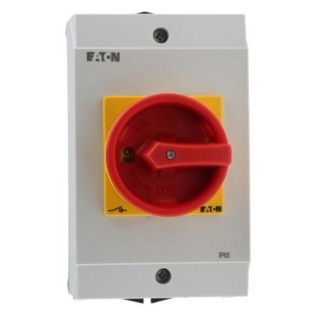 Eaton Oddělovací (hlavní) vypínač, rozsah: T3-4 6pólový Povrch IP65 260A 13 kW