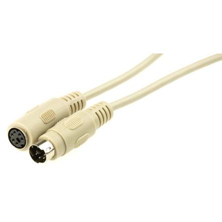 Roline Kabel PS/2, Šedá 10 m Polyvinylchlorid