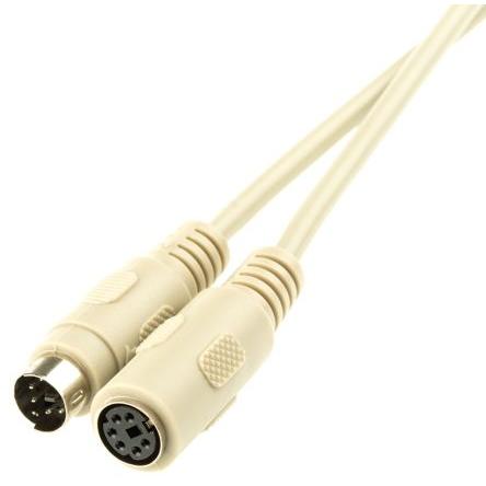 Roline Kabel PS/2, Šedá 3 m Polyvinylchlorid