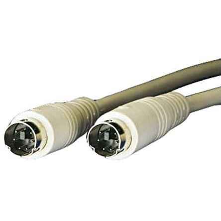 Roline Kabel PS/2, Šedá 3 m Polyvinylchlorid