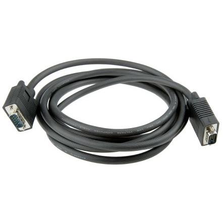 Roline, A: Vnější VGA, B: Vnější VGA Kabel VGA 3 m, Černá