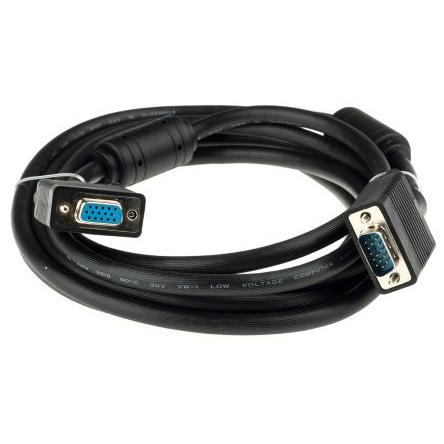 Roline, A: Vnější VGA, B: Vnitřní VGA Kabel VGA 3 m, Černá