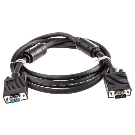 Roline, A: Vnější VGA, B: Vnitřní VGA Kabel VGA 2 m, Černá