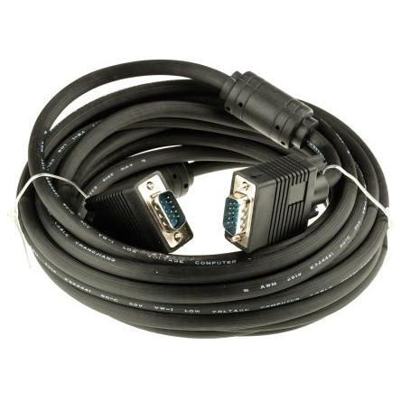 Roline, A: Vnější VGA, B: Vnější VGA Kabel VGA 6 m, Černá