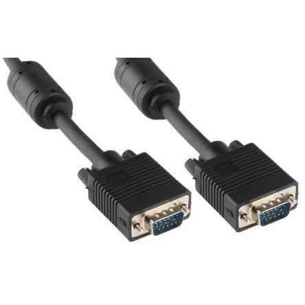 Roline, A: Vnější VGA, B: Vnější VGA Kabel VGA 3 m, Černá