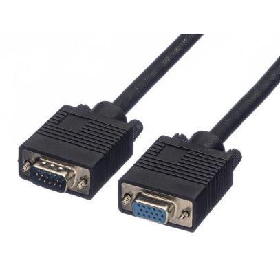 Roline, A: Vnější VGA, B: Vnitřní VGA Kabel VGA 10 m, Černá