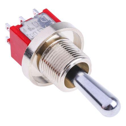 RS PRO Přepínač Panel DPDT zap-zap ovládání 5A Pájecí 26 V dc