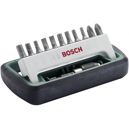 Bosch Accessories 2608255995 sada bitů, 12dílná, plochý, křížový PH, křížový PZ, inbus, vnitřní šestihran (TX), 1/4 (6,3 mm)