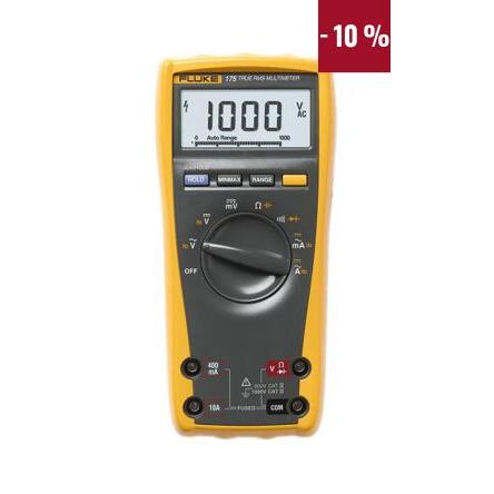 Digitální multimetr Ruční 10 A, typ displeje: LCD 1000 V, číslo modelu: 175 Fluke True RMS 10 A