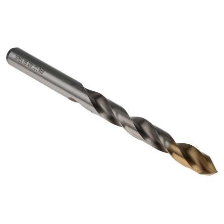 Vrták, celková délka: 151mm, Vysokorychlostní ocel-TiN 16 mm Válcovitý dřík 12.3 mm Dormer