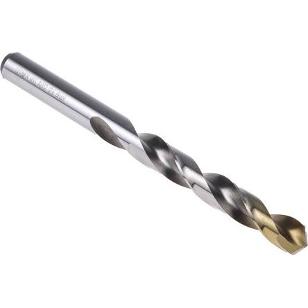 Vrták, celková délka: 151mm, Vysokorychlostní ocel-TiN 16 mm Válcová/rovná dřík 12.6 mm Dormer