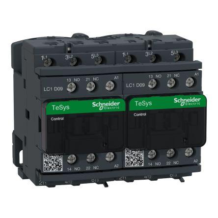Schneider Electric 2 NO, 2 NC Stykač napětí ve vinutí 230V ac 3pólový 9 A 690V ac 4 kW s 3 NO kontakty 230V ac Řízení